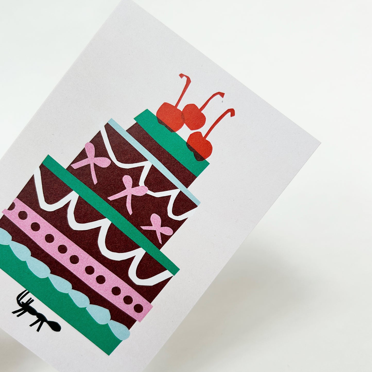 Ant Birthday Cake Greetings Card