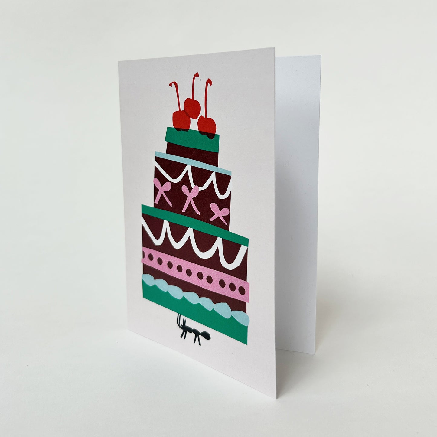 Ant Birthday Cake Greetings Card