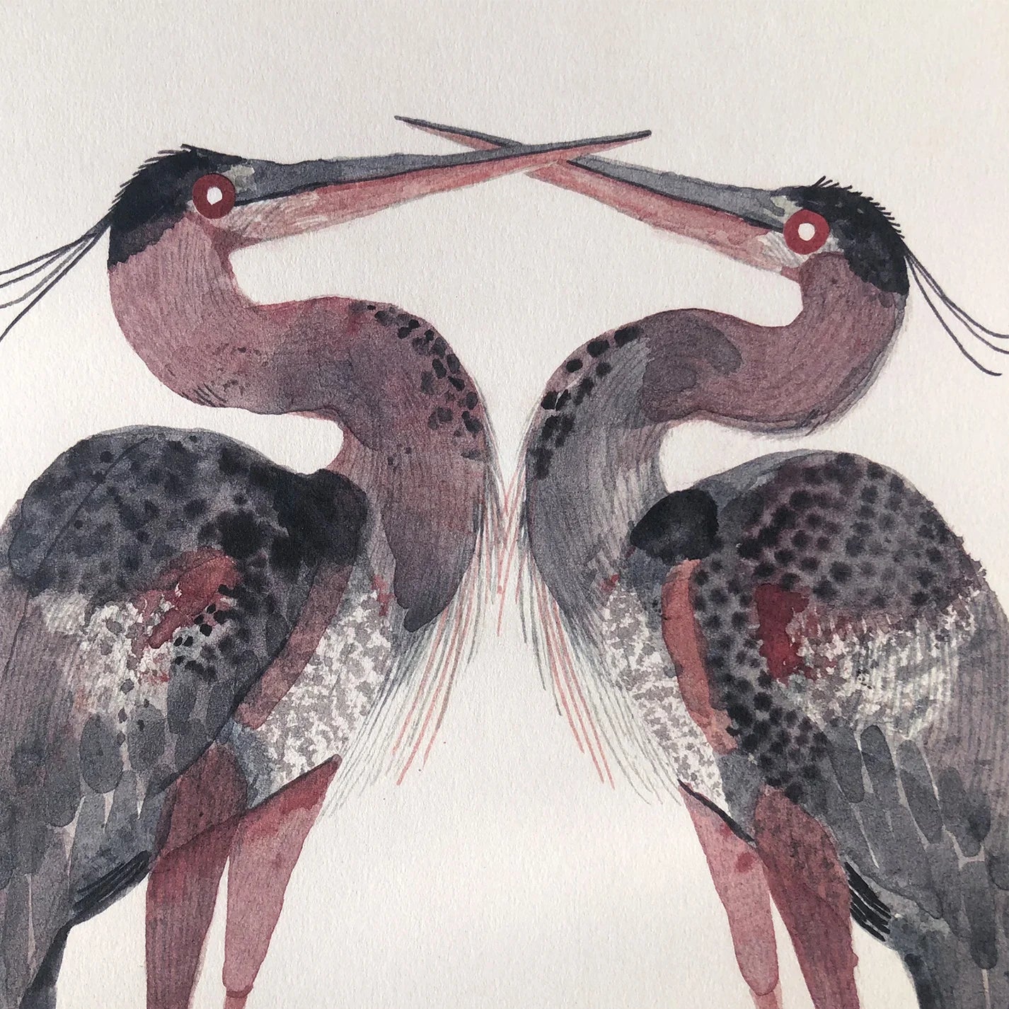 Herons A3 Print