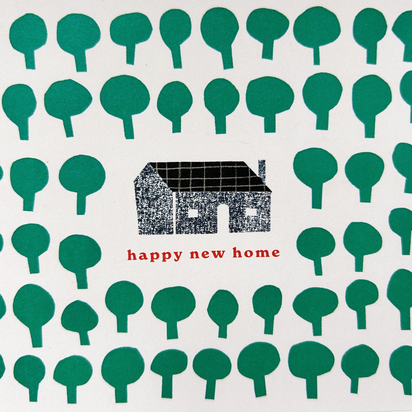 New Home Woods Greetings Card