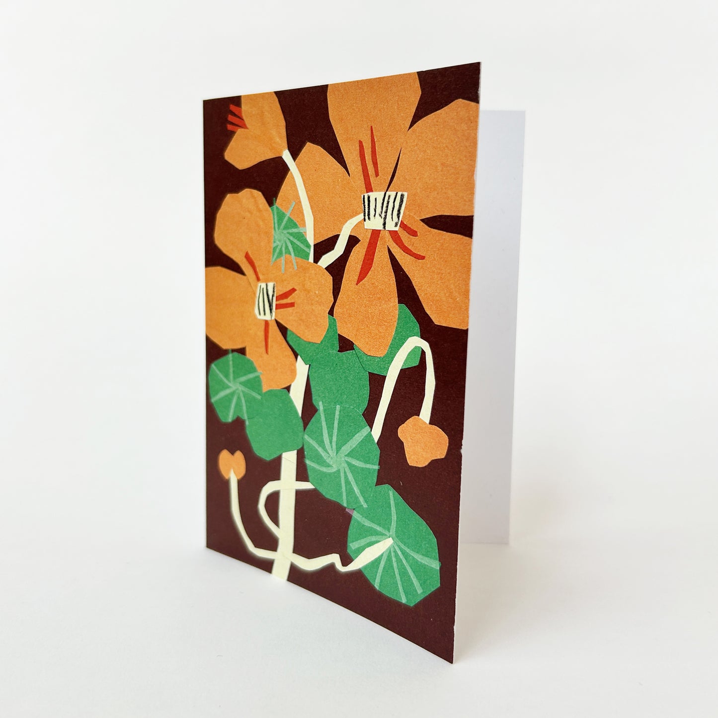 Nasturtiums Greetings Card