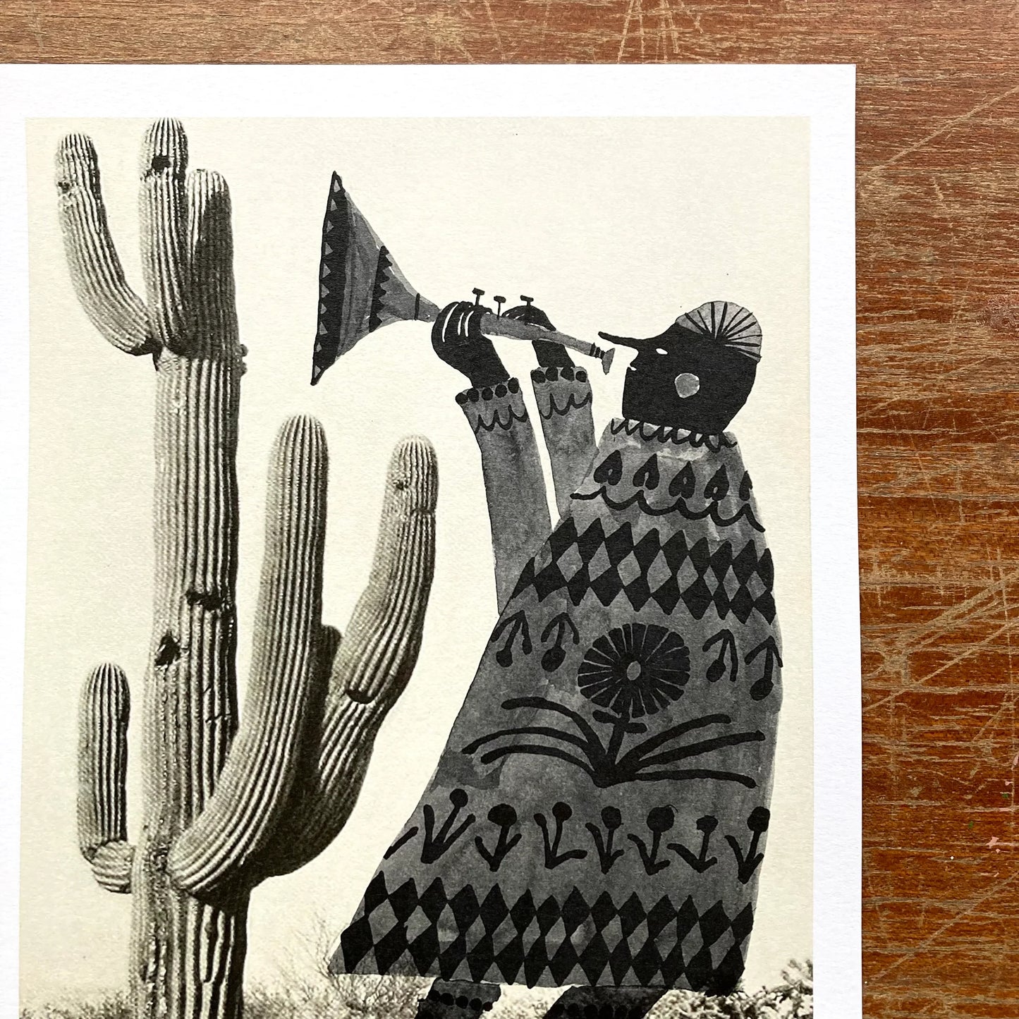 Trumpet Cactus Postcard Print