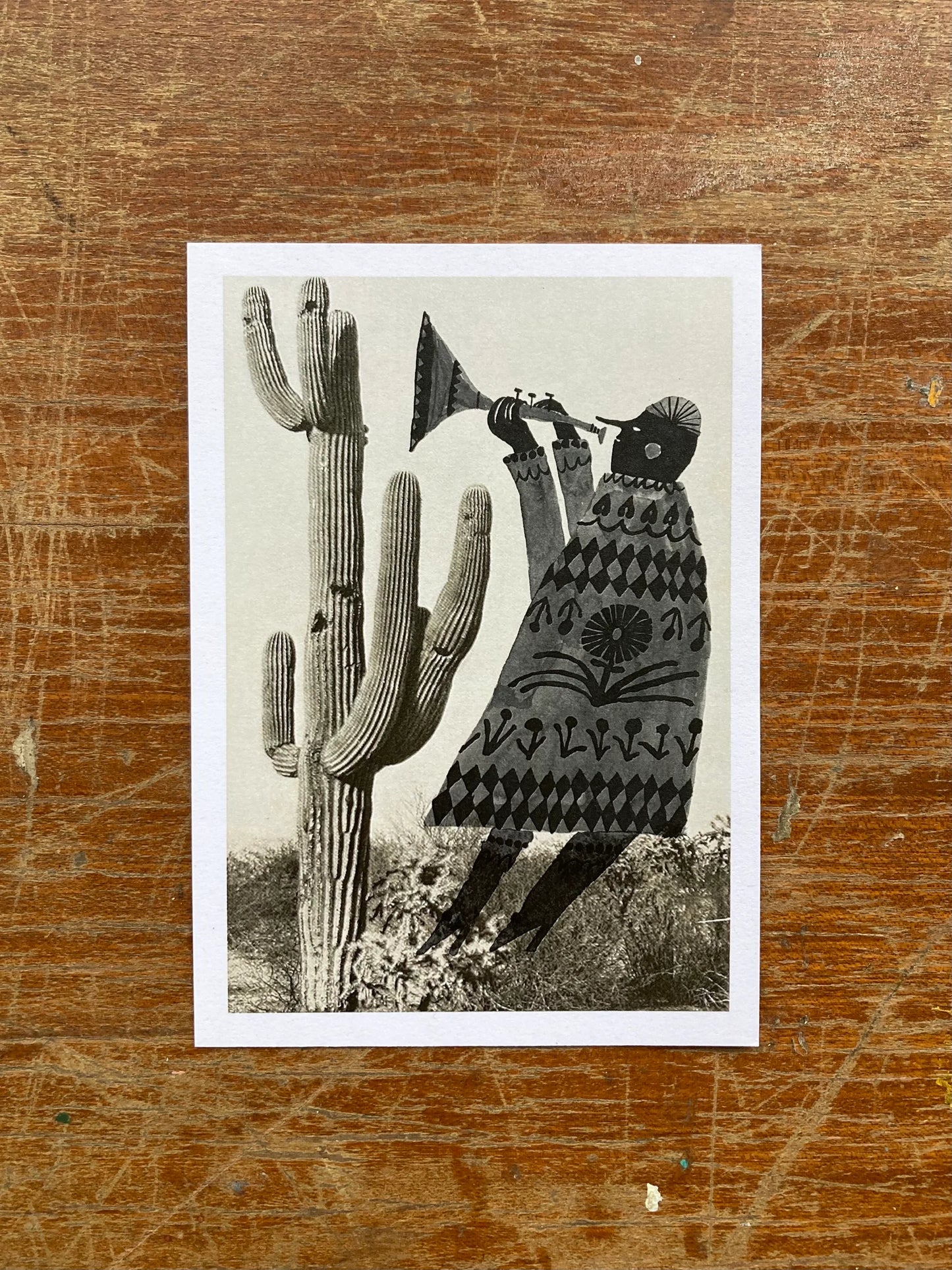 Trumpet Cactus Postcard Print