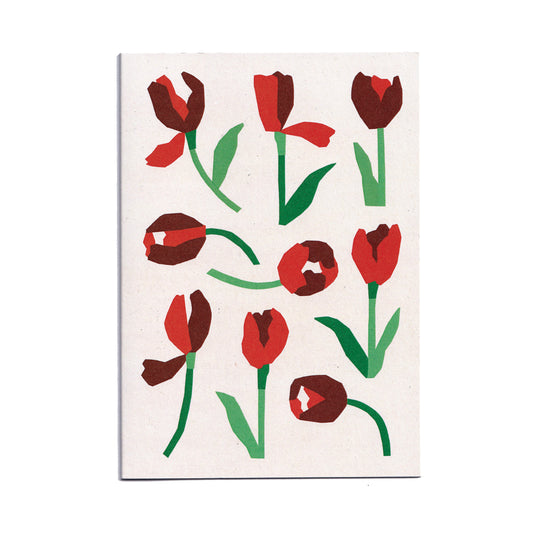 Tulips Greetings Card